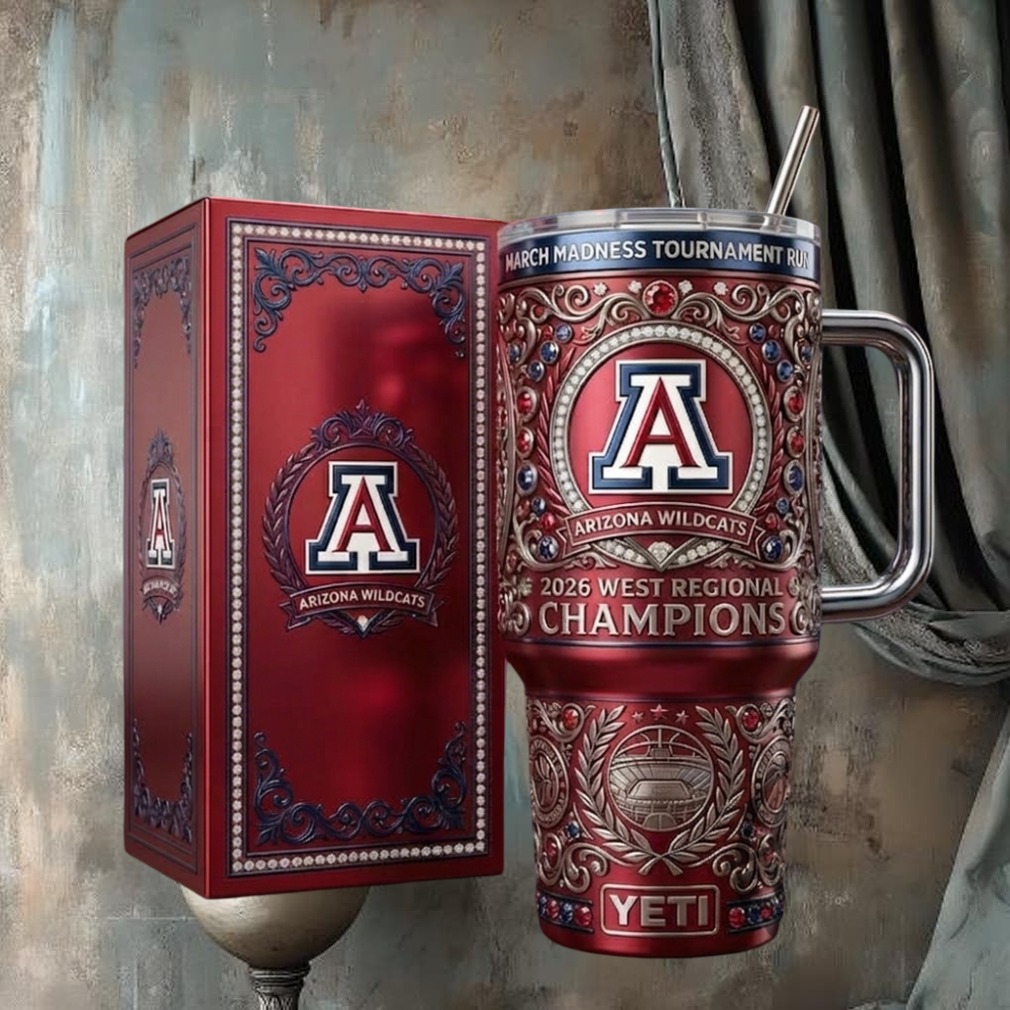 赤*゜様 25/26 amicss アミックス　ワールドカップ　WC 185 ５ Arizona Wildcats 2026 West Regional Champions Tumbler, Custom Cup