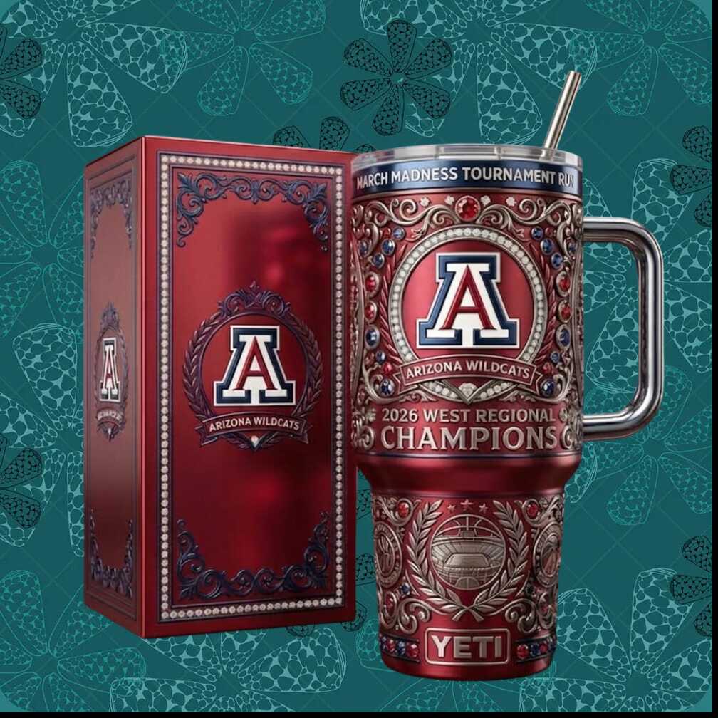 Arizona Wildcats 2026 West Regional Champions Tumbler, Custom Cup